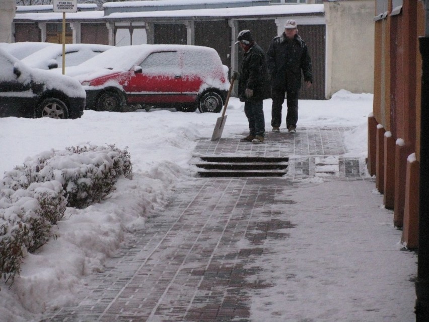 Zima w Koszalinie - 7 grudnia 2012.