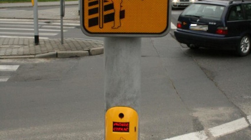 Przyciski na przejściach dla pieszych w Gliwicach wyłączone...