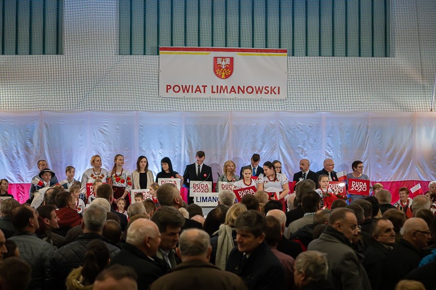 Prezydent Andrzej Duda w Limanowej: Tutaj widać Polskę, aż chce się żyć 28.02.