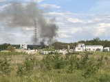 Pożar wysypiska śmieci w Hryniewiczach. Było słychać wybuchy