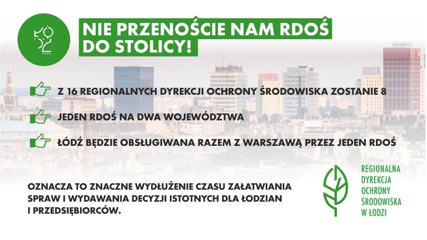 Regionalna Dyrekcja Ochrony Środowiska w Łodzi do likwidacji?