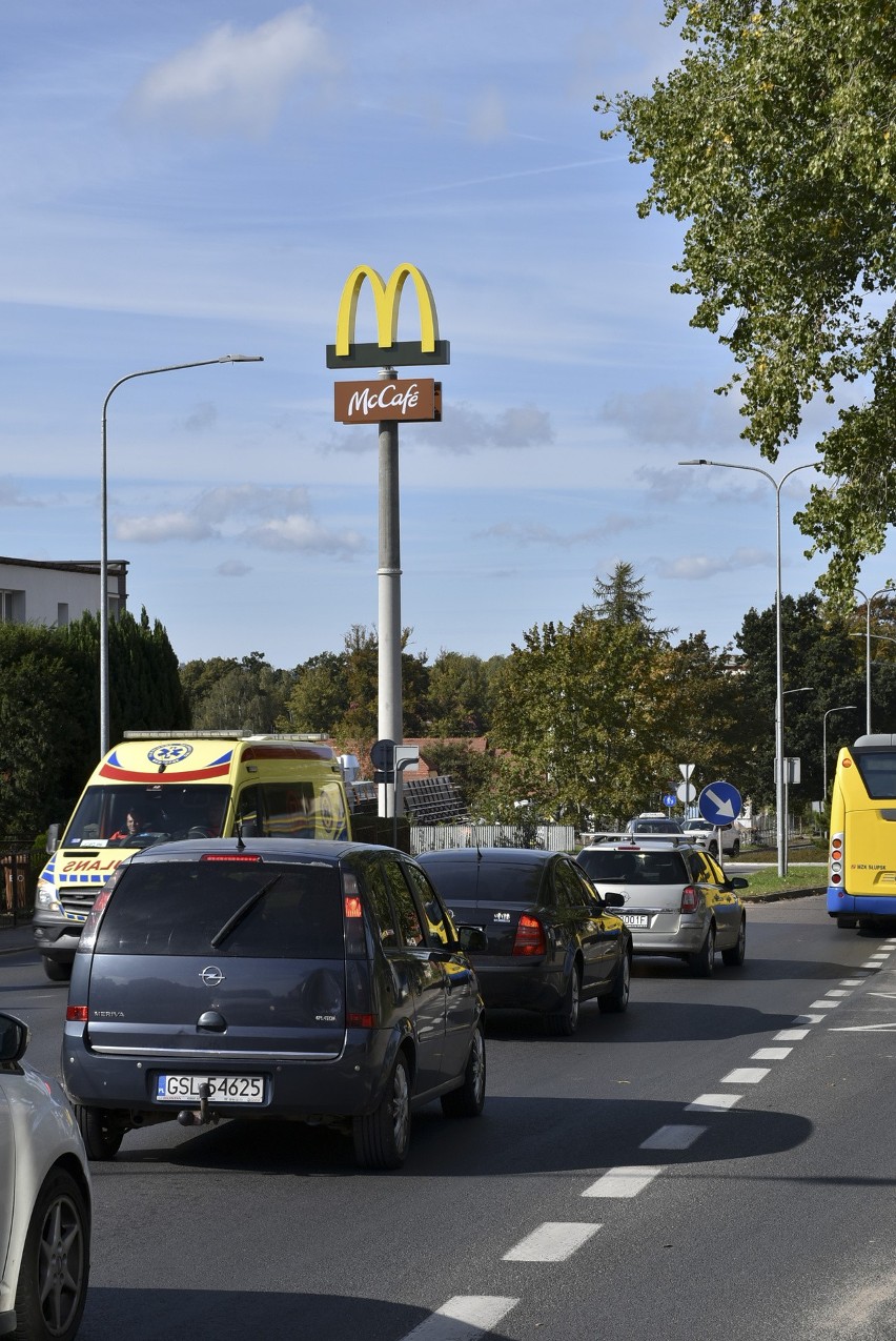 Postępy prac przy budowie restauracji McDonalds w Słupsku