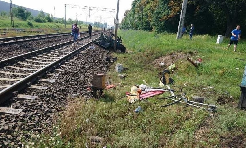 Tragiczny wypadek na przejeździe kolejowym przy ul....