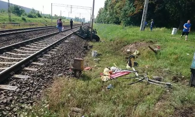 Tragiczny wypadek na przejeździe kolejowym przy ul. Transmisyjnej w Łodzi