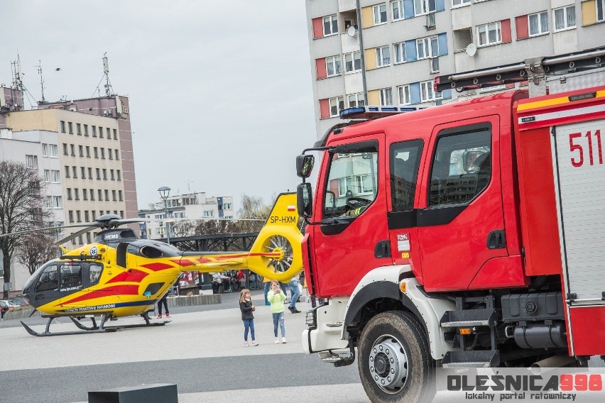 Śmigłowiec LPR lądował w centrum miasta. Na pomoc było już za późno