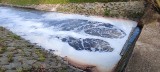 Rzeka Nacyna w Rybniku zanieczyszczona. Nieznana substancja trafiła do wody, która zaczęła się pienić. Służby ustalają co się stało ZDJĘCIA