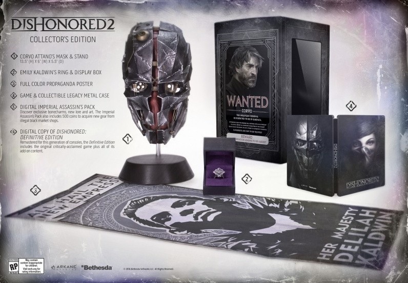 Dishonored 2: Zwiastun i edycja kolekcjonerska (wideo)