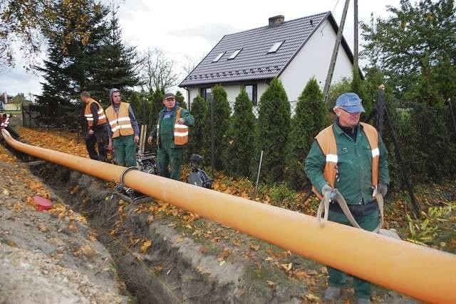 Budowa gazociągu z Frydrychowa do Golubia-Dobrzynia miała miejsce w 2014 roku. Rozbudowa sieci uzależniona jest od liczby odbiorców