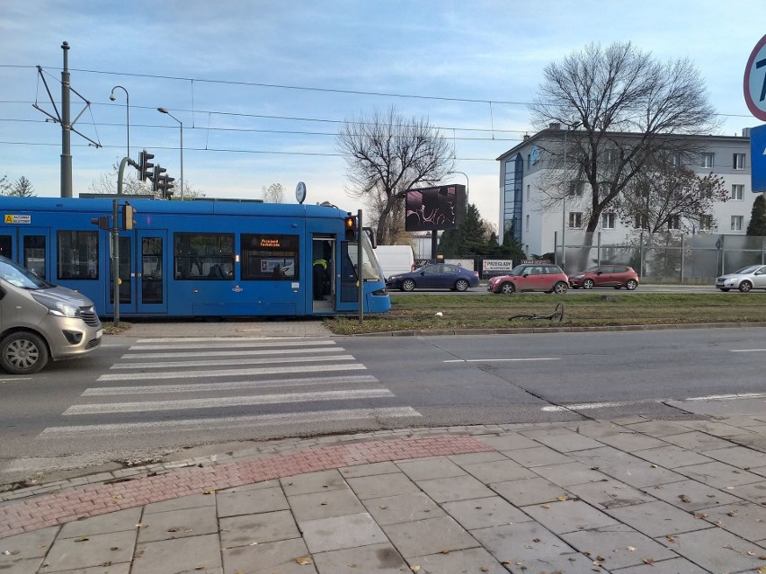 Kraków. Fatalny wypadek. Tramwaj potrącił rowerzystę