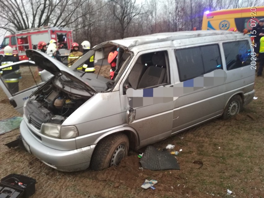 W wyniku wypadku na drodze pomiędzy Martyńcem a Sierakowem...