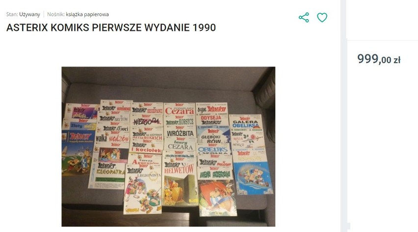 Pakiet komiksów z serii "Asterix i Obelix" może kosztować...