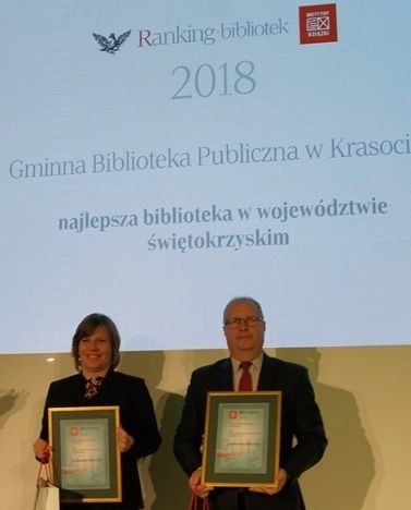 Krasocińska biblioteka po raz czwarty najlepsza w województwie świętokrzyskim