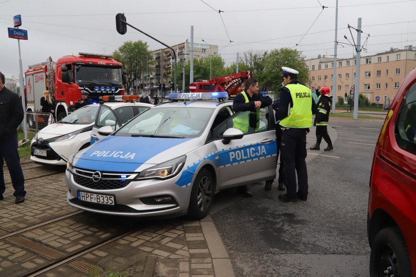 Kilka godzin później trójka wykoleiła się po raz drugi! Tym razem na Warszawskiej ZDJĘCIA