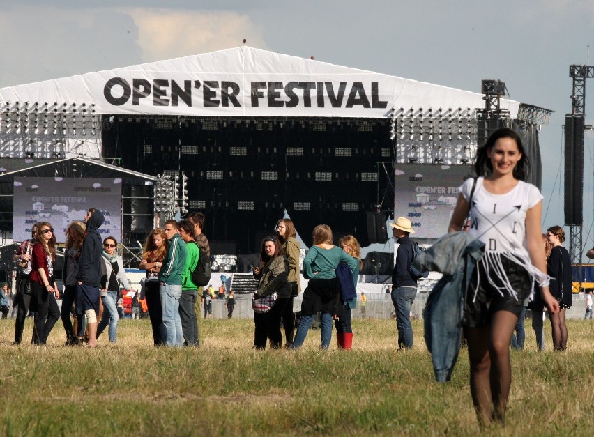 Fani muzyki ściągają na Open'er Festiwal  po raz kolejny