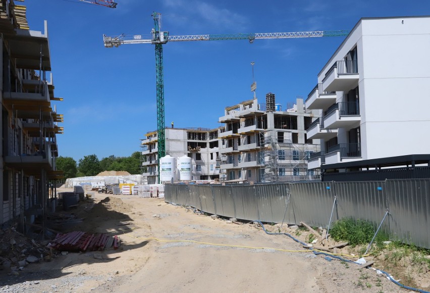 Trwa budowa nowego osiedla na radomskim Wacynie. Zobacz postęp prac - zdjęcia