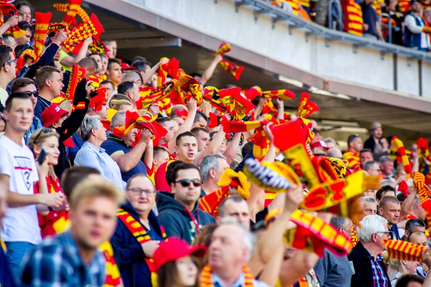 Jagiellonia Białystok - Legia Warszawa 6.05.2018. Kibice...