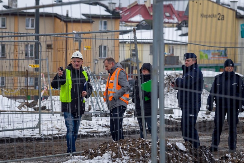 Tragedia przy budowie ul. Klepackiej, jeden z pracowników...