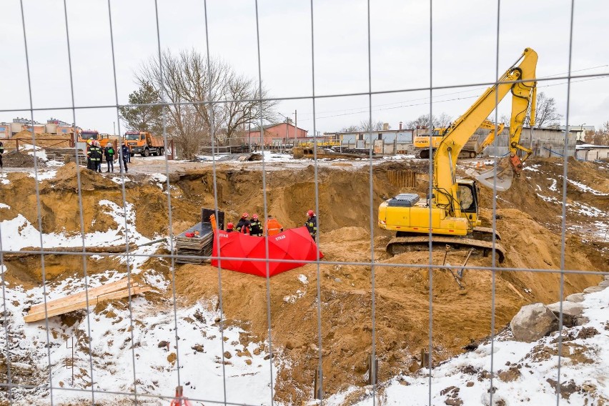 Tragedia przy budowie ul. Klepackiej, jeden z pracowników...