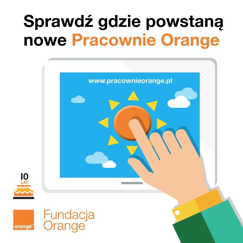 Rusza internetowe głosowanie na Pracownie Orange. Walczą trzy miejscowości z Dolnego Śląska