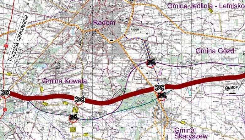 Budowa trasy S12 w regionie radomskim. Znamy wariant preferowany na odcinku Radom - Puławy