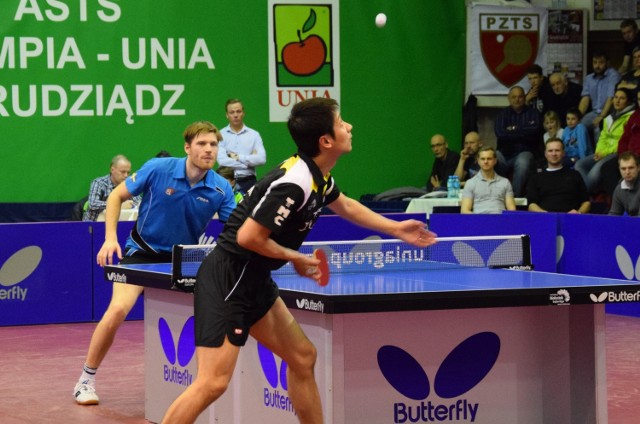 Kaii Yoshida - lider Olimpii-Unii Grudziądz, obecnie na 41. miejscu w światowym rankingu ITTF.