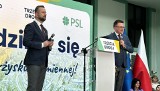 Wybory 2024. Szymon Hołownia i Władysław Kosiniak-Kamysz w Skarżysku-Kamiennej. Oglądaj zapis transmisji