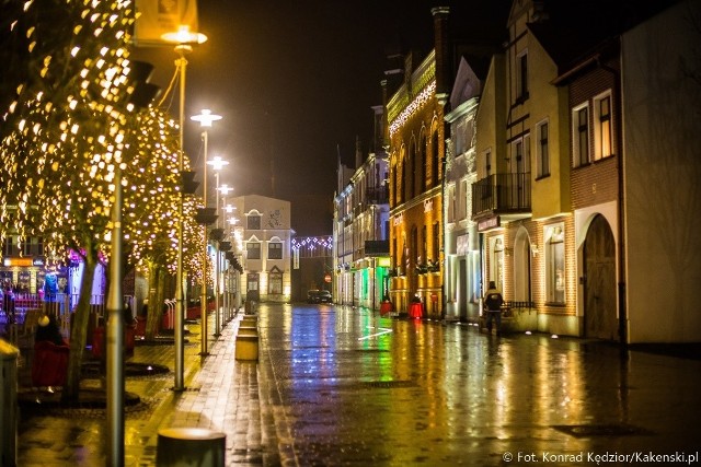 Pucki rynek przed Bożym Narodzeniem