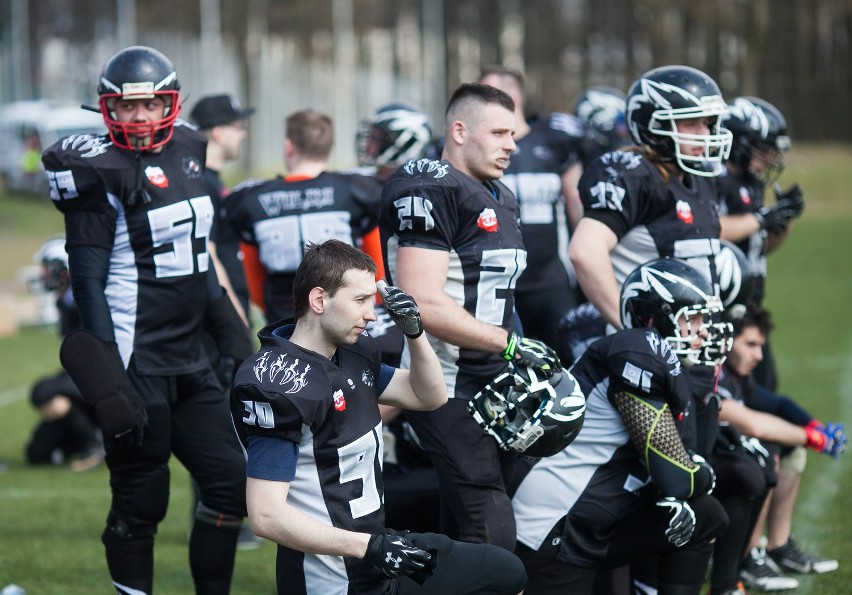 Futbol amerykański: Wilki Łódzkie - Cougars Szczecin 27:23 [ZDJĘCIA]