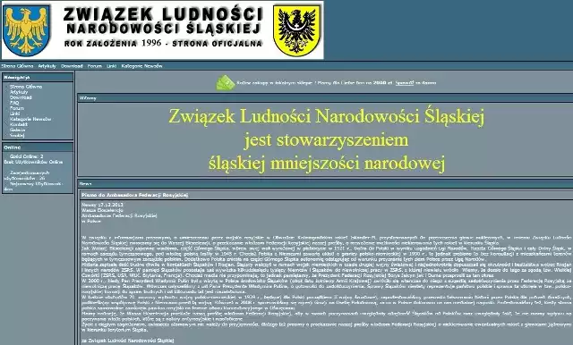 List ZLNŚ do ambasadora Rosji