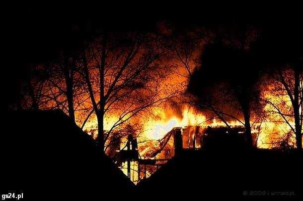 Pożar w Kamieniu Pomorskim