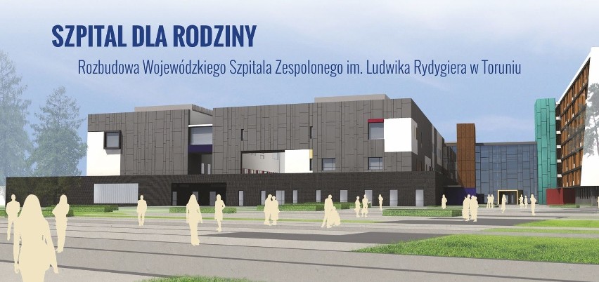 Nowy szpital na Bielanach w Toruniu [WIZUALIZACJE]