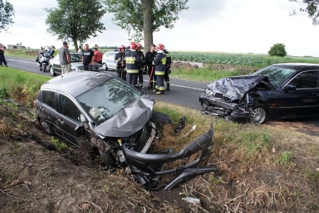 Wypadek w Żegocinie.