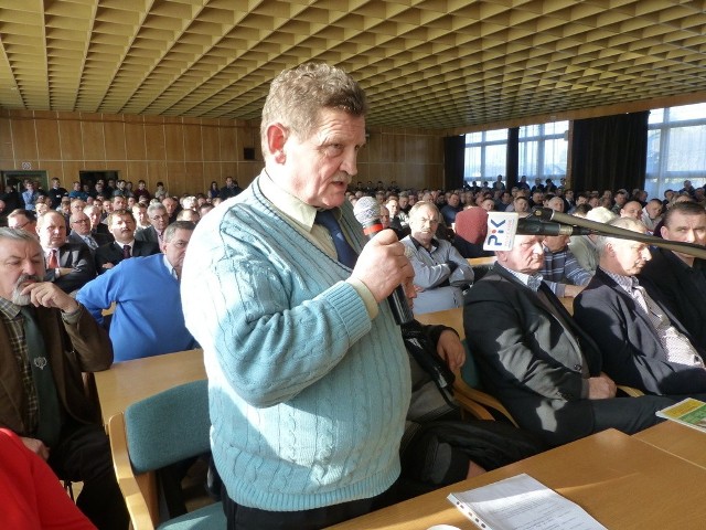 Podczas spotkania z wiceministrem Nalewajkiem rolnicy mówili m.in. o problemach ze sprzedażą trzody chlewnej.