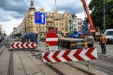 Prace wodociągowe przy ul. Gdańskiej w Bydgoszczy idą zgodnie z planem. Kiedy powrócą tramwaje?