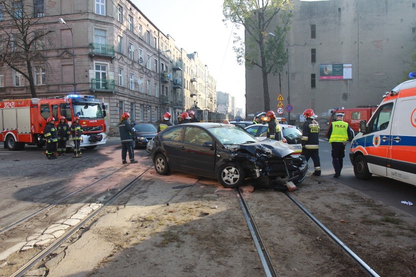 Wypadek na skrzyżowaniu Zielonej i 28 Pułku Strzelców...