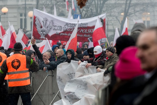 Marsz Niepodległości w Warszawie 2016.