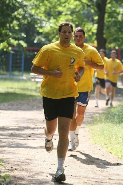 Mark Bult na pierwszym treningu Vive Targi Kielce.