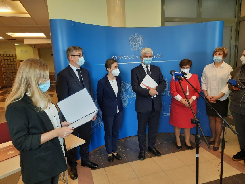 Konferencja na temat sytuacji epidemicznej w woj. podlaskim...