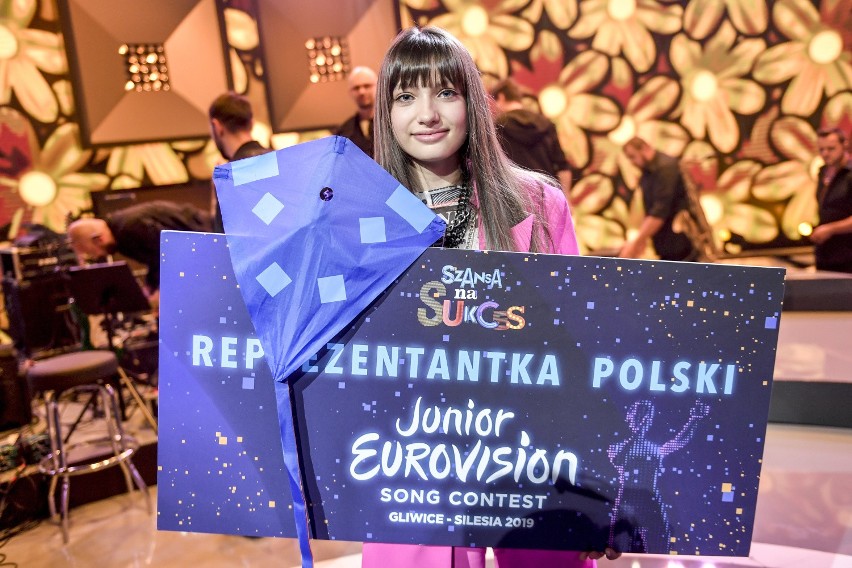 Viki Gabor jako zwyciężczyni finału Eurowizji Junior w 2019...