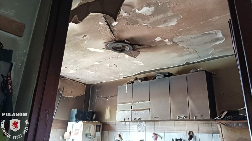 Do pożaru doszło w jednym z mieszkań w Świerczynie koło...