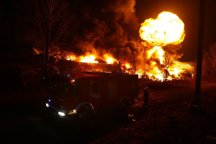 Pożar przy ul. Szczecińskiej we Wrocławiu