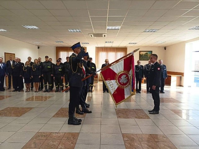 Młodszy brygadier Marcin Jasiński obejmuje funkcję Komendanta Powiatowego Państwowej Straży Pożarnej w Skarżysku - Kamiennej.