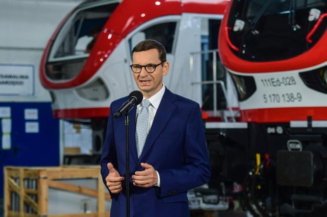 Pierwszym punktem wizyty Mateusza Morawieckiego na Kujawach i Pomorzu była bydgoska Pesa.