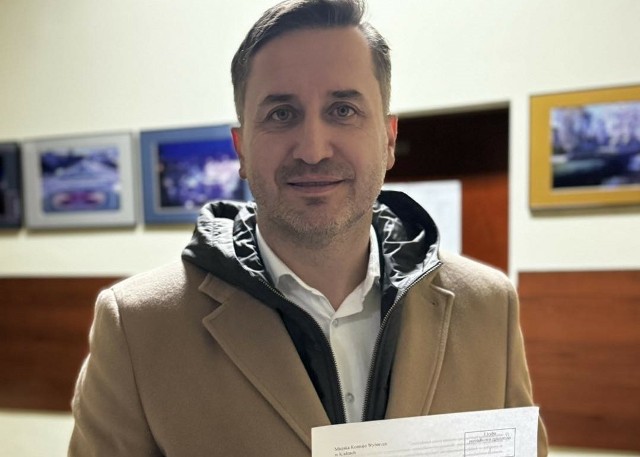 Kamil Suchański oficjalnie zarejestrowany jako kandydat na prezydenta Kielc z komitetu Suchański Bezpartyjni Koalicja dla Kielc