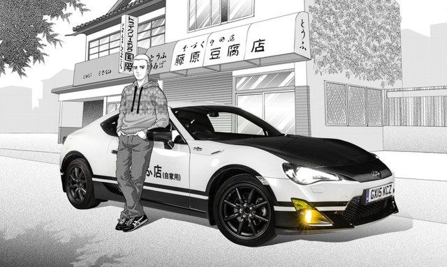 Toyota GT86 Brytyjska Toyota wystylizowała najnowszy model GT86 na słynny Hachi-Roku z „Initial D”. Aby podkreślić popkulturowe korzenie projektu, Toyota poprosiła brytyjską rysowniczkę mangi, Sonię Leong, o stworzenie serii plakatów, przedstawiających zdjęcia prawdziwego GT86 w komiksowym otoczeniu. Fot. Toyota