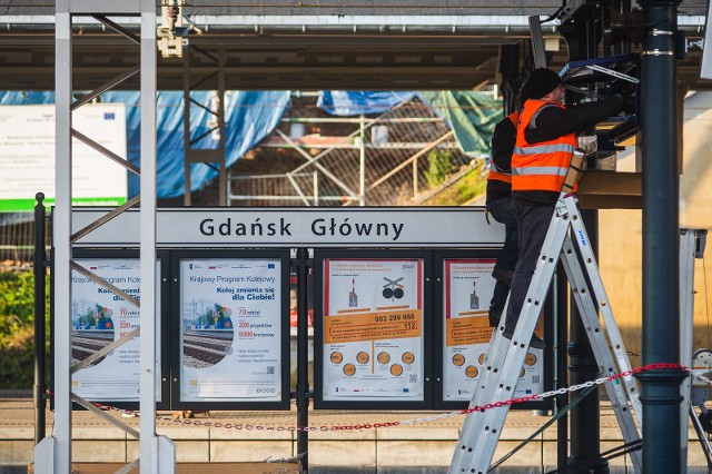 Dobiega końca modernizacja peronów dalekobieżnych i przejść podziemnych na Dworcu Głównym w Gdańsku.