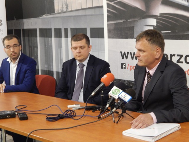 Od lewej: Łukasz Marcinkiewicz, Jacek Wójcicki, Artur Radziński.