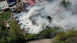 Wielki pożar odpadów w Bydgoszczy. Z ogniem walczyło ponad 70 strażaków