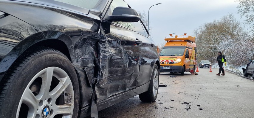 Wypadek na ulicy Bosmańskiej w Koszalinie. Kierowca...