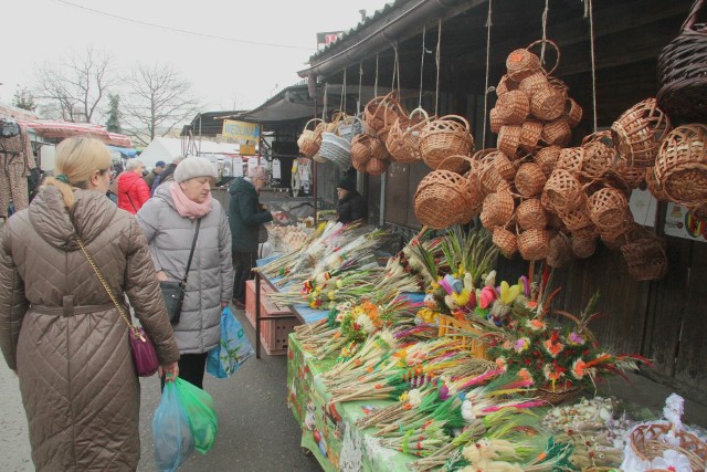 Ozdoby wielkanocne na kieleckich bazarach w piątek 1 marca. Zobacz, jaki był wybór